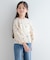 フラワー刺繍袖ボリュームブラウス(KIDS)