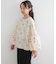 『WEB／一部店舗限定』フラワー刺繍袖ボリュームブラウス(KIDS)