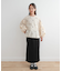 『WEB／一部店舗限定』フラワー刺繍袖ボリュームブラウス(KIDS)
