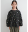 『WEB／一部店舗限定』フラワー刺繍袖ボリュームブラウス(KIDS)