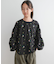 『WEB／一部店舗限定』フラワー刺繍袖ボリュームブラウス(KIDS)