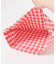 CINQ　ギンガム(レッド)巾着L
