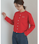 GYMPHLEX　SHORT CREW NECK CARDIGAN