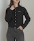 GYMPHLEX　SHORT CREW NECK CARDIGAN