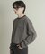 コットンクルーネックロングスリーブTシャツ