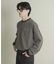 コットンクルーネックロングスリーブTシャツ