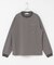 コットンクルーネックロングスリーブTシャツ