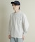 コットンクルーネックロングスリーブTシャツ