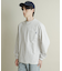 コットンクルーネックロングスリーブTシャツ
