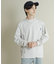 コットンクルーネックロングスリーブTシャツ