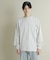 コットンクルーネックロングスリーブTシャツ