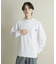 コットンクルーネックロングスリーブTシャツ