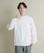 コットンクルーネックロングスリーブTシャツ