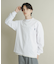 コットンクルーネックロングスリーブTシャツ