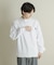 コットンクルーネックロングスリーブTシャツ