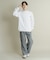 コットンクルーネックロングスリーブTシャツ