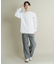 コットンクルーネックロングスリーブTシャツ