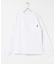 コットンクルーネックロングスリーブTシャツ
