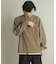 コットンクルーネックロングスリーブTシャツ