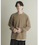 コットンクルーネックロングスリーブTシャツ
