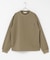 コットンクルーネックロングスリーブTシャツ