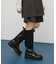 プラットフォームロングブーツ