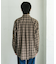 オンブレチェックレギュラーカラーシャツ