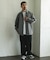 オンブレチェックレギュラーカラーシャツ