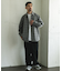 オンブレチェックレギュラーカラーシャツ