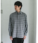 オンブレチェックレギュラーカラーシャツ