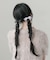 ドットシアーリボン2セットヘアポニー