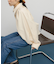 ボリュームスリーブクロップドシャツ