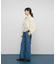 ボリュームスリーブクロップドシャツ