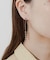 ステンレスメタルボールチェーンピアス
