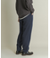 ウールライクダブルタックテーパードパンツ