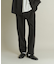 ウールライクダブルタックテーパードパンツ