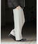 ウールライクダブルタックワイドパンツ