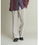 ウールライクダブルタックワイドパンツ