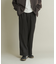 ウールライクダブルタックワイドパンツ