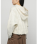フロントZIPショートフーディー