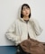 フロントZIPショートフーディー