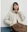 フロントZIPショートフーディー