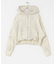フロントZIPショートフーディー