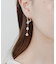 トリプルパールチェーンピアス