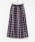 チェックプリーツイージースカート