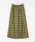 チェックプリーツイージースカート