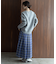 チェックプリーツイージースカート