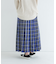 チェックプリーツイージースカート