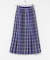 チェックプリーツイージースカート