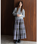 タックチェックイージースカート